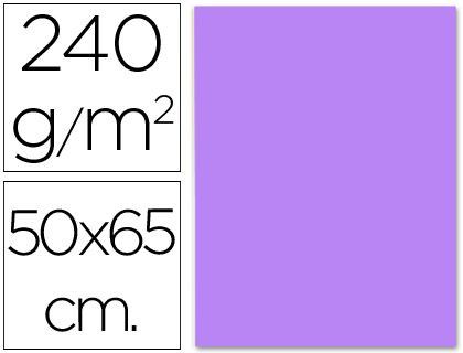 Cartulina Liderpapel 50X65 cm Lila 240 Gr Unidad