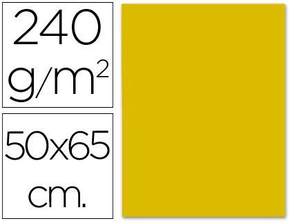 Cartulina Liderpapel 50X65 cm Oro 240 Gr Unidad