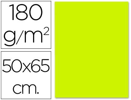 Cartulina Liderpapel 50X65 cm Verde Pistacho 180 Gr -Unidad