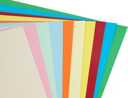 Cartulina liderpapel a3 180g/m2 10 colores surtidos paquete 100 hojas