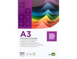 Cartulina Liderpapel A3 180G/M2 Verde Paquete de 100