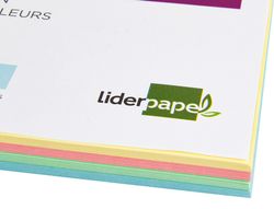 Cartulina Liderpapel A4 180G/M2 4 Colores Surtidos Paquete de 100