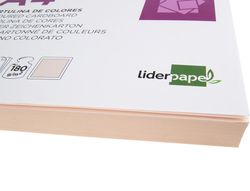 Cartulina Liderpapel A4 180G/M2 Crema Paquete de 100