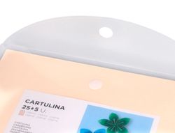 Cartulina liderpapel a4 180g/m2 crema paquete de 25+5 hojas