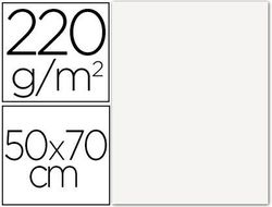 Cartulina lisa/rugosa 2 texturas 50x70 cm 220g/m2 blanco