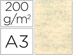 Cartulina Marmoleada Din A3 200 Gr. Gris Paquete de 100 H
