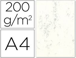 Cartulina Marmoleada Din A4 200 Gr. Gris Paquete de 100 H