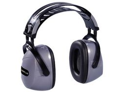 Casco Antiruido Deltaplus con Orejeras Ajustable en Altura Norma Snr 33 Db Color Gris-Negro
