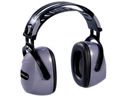 Casco Antiruido Deltaplus con Orejeras Ajustable en Altura Norma Snr 33 Db Color Gris-Negro