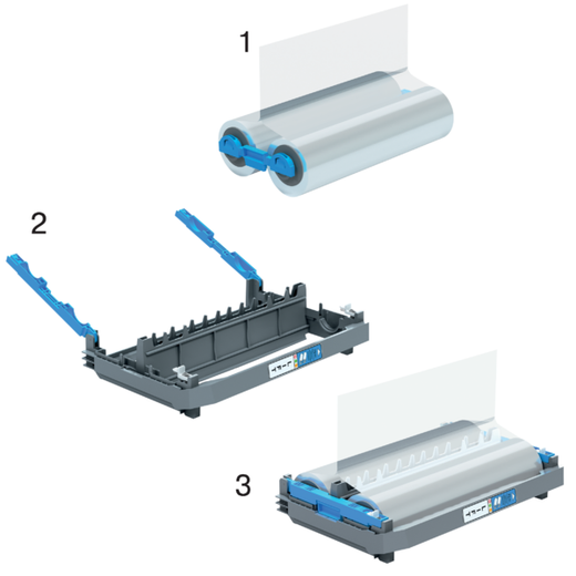 Casete de film de recambio GBC Foton 75 micras, 56,4m, brillo