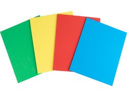 Caucho Color Plancha 25X20Cm -Bolsa de Cuatro