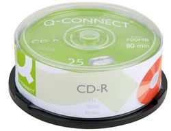 Cd-R Q-Connect Capacidad 700Mb Duracion 80Min Velocidad 52X Bote de 25 Unidades