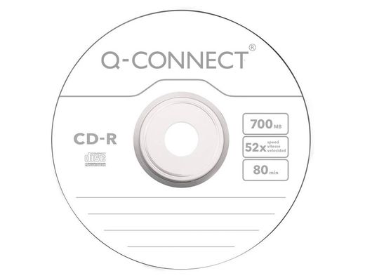 Cd-R Q-Connect Capacidad 700Mb Duracion 80Min Velocidad 52X Bote de 50 Unidades