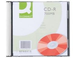 Cd-R Q-Connect Capacidad 700Mb Duracion 80Min Velocidad 52X Caja Slim