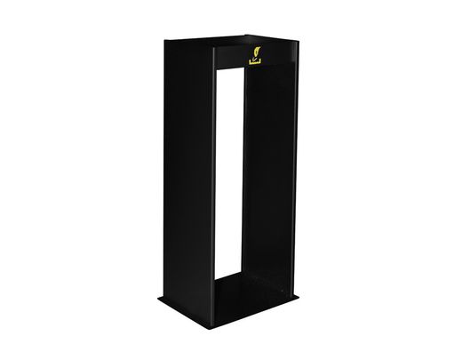 Cenicero Metalico con Rejilla para Arena Negro 770X245X300 Mm