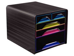 CEP Buc 5 Cajones Mixtos Negro 1072130411