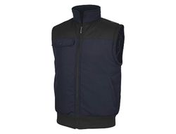 Chaleco deltaplus multibolsillos con cremallera y mangas desmontables 80% poliester 20% algodon talla l