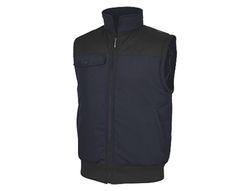 Chaleco deltaplus multibolsillos con cremallera y mangas desmontables 80% poliester 20% algodon talla ref. NEWD2MN3X