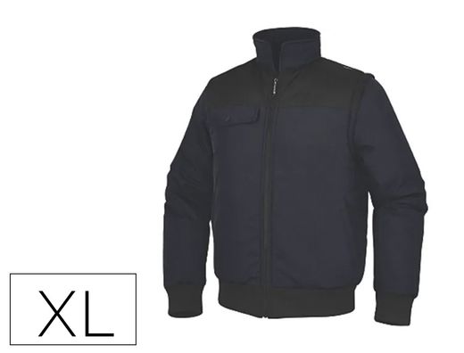 Chaleco deltaplus multibolsillos con cremallera y mangas desmontables 80% poliester 20% algodon talla ref. NEWD2MNXG