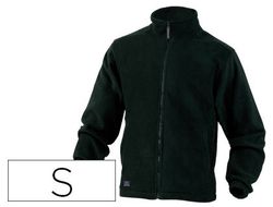Chaqueta Deltaplus Polar con Cremallera 2 Bolsillos Color Negro Talla S