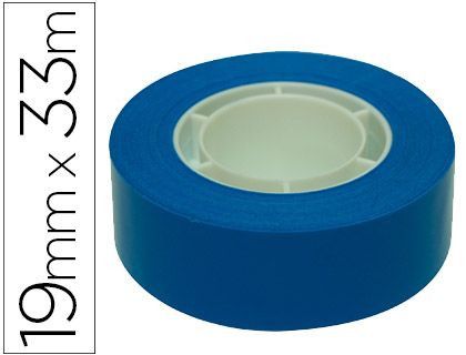 Cinta Adhesiva Apli 33 Mt X 19 mm Color Azul