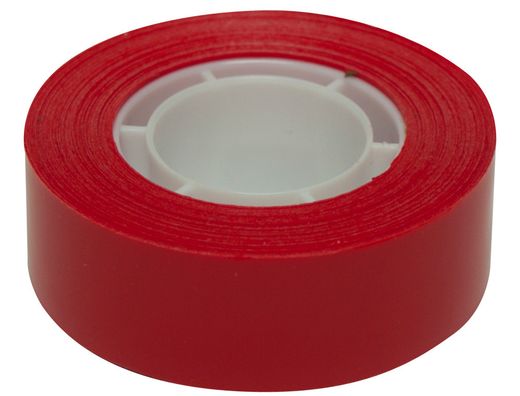 Cinta Adhesiva Apli 33 Mt X 19 mm Color Rojo