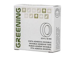 Cinta adhesiva greening invisible 33 mt x 19 mm