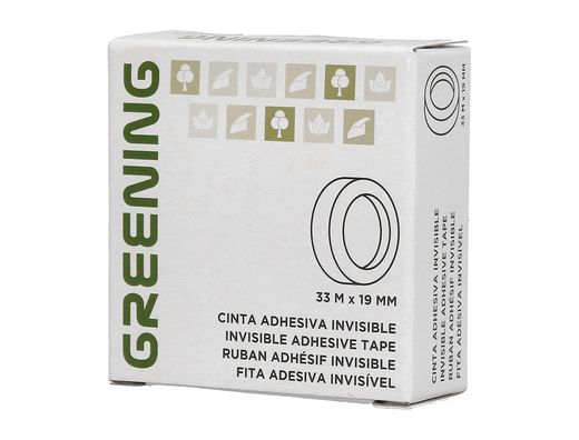 Cinta adhesiva greening invisible 33 mt x 19 mm