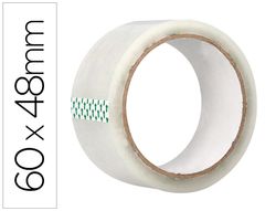 Cinta adhesiva greening polipropileno transparente 60 mt x 48 mm para embalaje