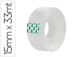 Cinta adhesiva greening transparente 33 mt x 15 mm