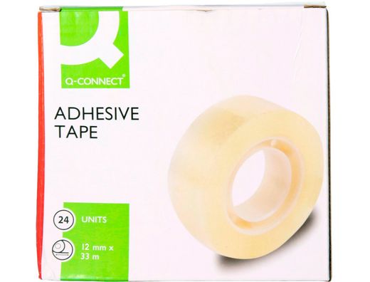 Cinta Adhesiva Q-Connect 33 Mt X 12 mm Encelofanada