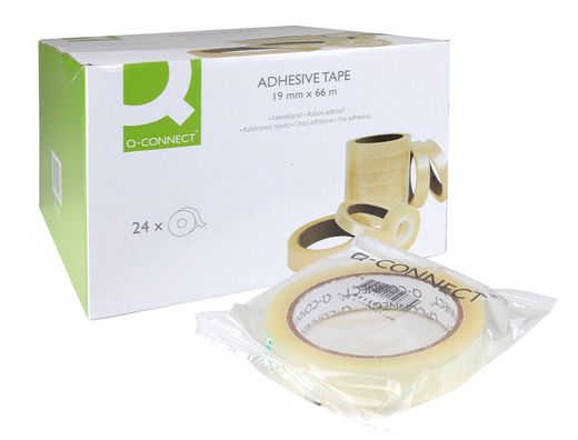 Cinta Adhesiva Q-Connect 66 Mt X 19 mm Encelofanada