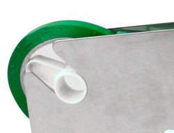 Cinta Adhesiva Q-Connect 66M X 9Mm Verde para Cerrar Bolsas