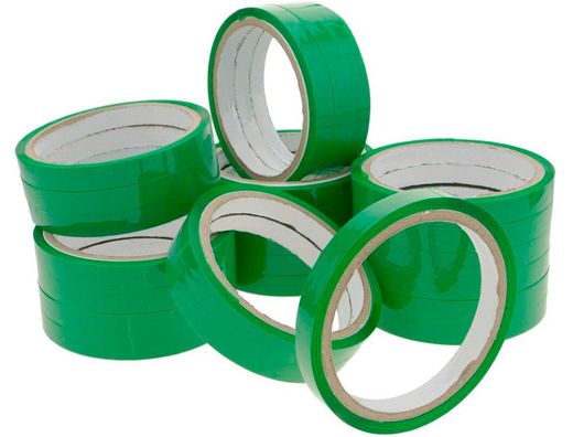 Cinta Adhesiva Q-Connect 66M X 9Mm Verde para Cerrar Bolsas