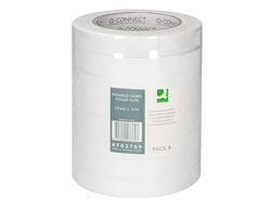 Cinta adhesiva q-connect doble cara 33 mt x 19 mm