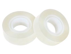 Cinta adhesiva q-connect invisible 7,5 mt x 19 mm con portarrollo en blister