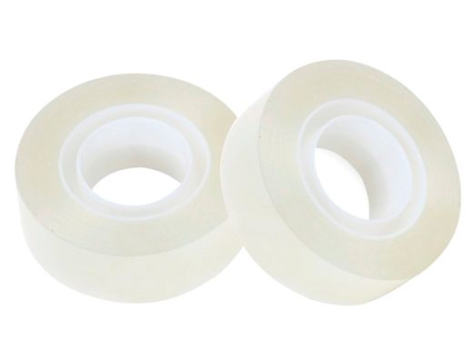 Cinta adhesiva q-connect invisible 7,5 mt x 19 mm con portarrollo en blister