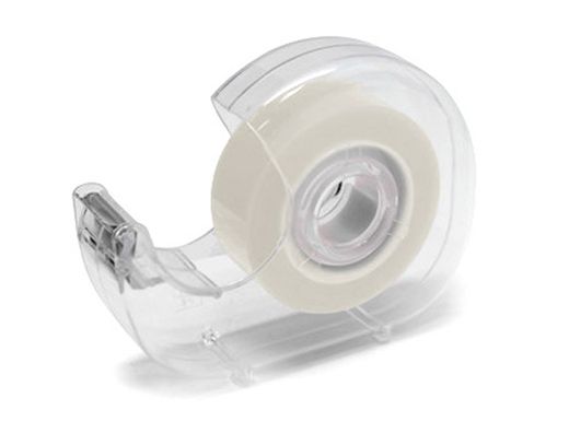 Cinta adhesiva q-connect invisible 7,5 mt x 19 mm con portarrollo en blister