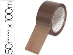 Cinta Adhesiva Q-Connect Polipropileno Havana 100 Mt X 50 mm -Para Embalaje