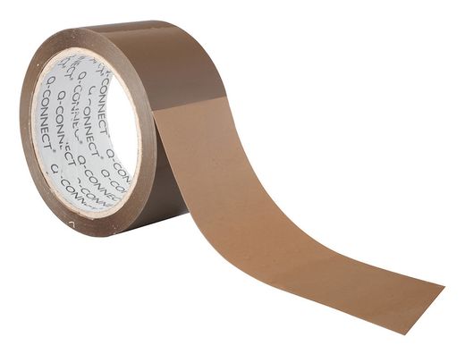 Cinta Adhesiva Q-Connect Polipropileno Havana 66 Mt X 50 mm -Para Embalaje