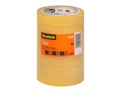 Cinta adhesiva Scotch 508 19 mm x 66 m (8 unidades)