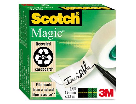 Cinta Adhesiva Scotch Magic 33X19 mm - Pack de 6 Rollos