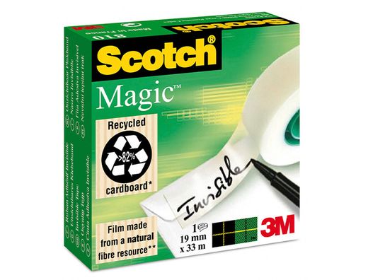 Cinta Adhesiva Scotch Magic 33X19 mm - Pack de 6 Rollos
