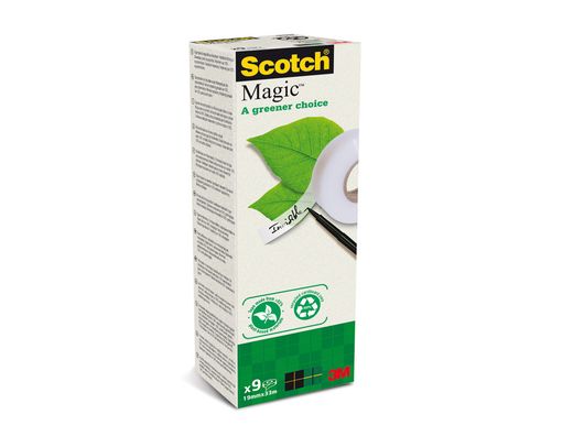 Cinta Adhesiva Scotch Magic 33X19 mm Pack de 9 Rollos
