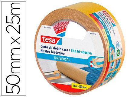 Cinta Adhesiva Tesa Doble Cara Universal 25 M X 50 Mm