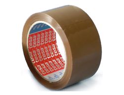 Cinta Adhesiva Tesa Pvc Color Marron 66Mtsx50Mm para Embalaje