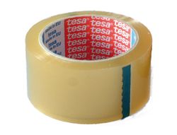 Cinta Adhesiva Tesa Pvc Color Transparente 66Mtsx50Mm para Embalaje