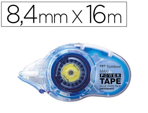 Cinta adhesiva tombow maxi power tape permanente 8,4 mm x 16 m