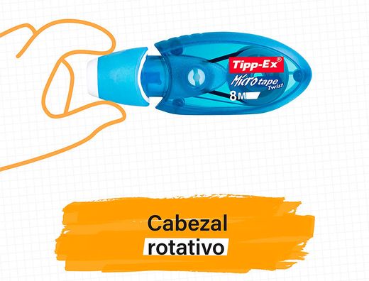 Cinta correctora 5mm x 8m Tipp-ex Tape Twist