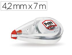 Cinta correctora en seco 6m x 4,2mm blanco Pritt